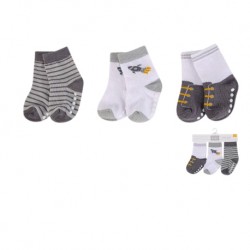 Luvable Friends Baby Socks with Non Skid 3pk - 00431CH