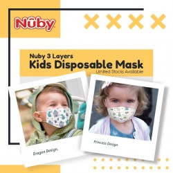 Nuby 3-Ply Kids Mask (10pcs x 3packs)
