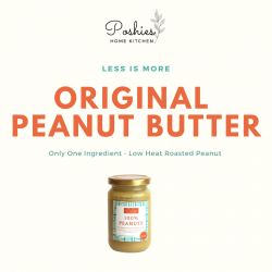 Poshies Home Kitchen Original 100% Peanut Butter (Smooth)