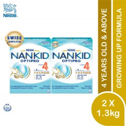 NANKID OPTIPRO 4 with 2'-FL (4 Years Above) 1.3kg - Quarterly (Bundle of 2) 