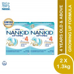 Nestlé Nankid Optipro 4 with 2'-FL (4 Years Above) 1.3kg - Monthly (Bundle of 2) (Expiry Date 30/09/2022)