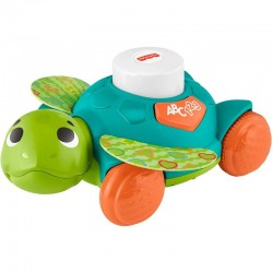 Fisher Price Linkimals Sit-to-Crawl Sea Turtle, Light-up Musical Crawling Toy