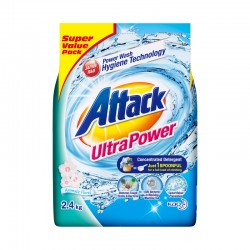 Attack Ultra Power Concentrate Detergent Powder (ATK) (2400g)
