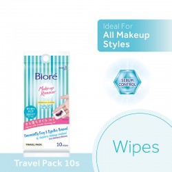 Biore Makeup Remover Wipes Travel Pack (10s) - Refresh