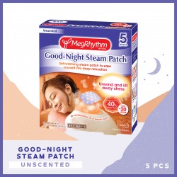 MegRhythm Good Night Steam Patch Unscented Scent (5pcs)