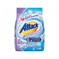 Attack Detergent Plus Softener Floral Romance Concentrate Detergent Powder (ATSV) (200g)
