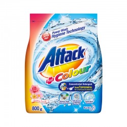 Attack Colour Concentrate Detergent Powder (ATC) (800g)