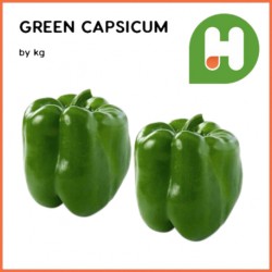Fresh Local Green Capsicum (1kg per pack)