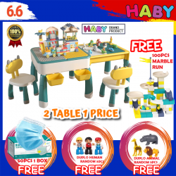 HABY New 2021 Premium Extender 2 in 1 Multipurpose Table 1 Price 2 Table - TB888