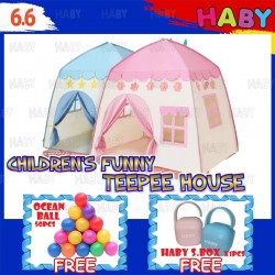 HABY New Series Premium Extra Large Kids House Play Tent Playground with Window & Door