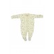 Trendyvalley x Kroderiee Organic Bamboo One Piece Suit Romper With Hands and Feet Covered (Toy Bear)