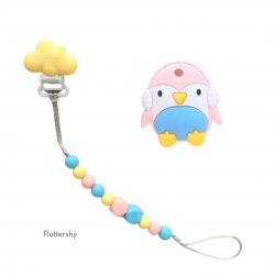 Teether Joy Fluttershy (Pink Penguin)