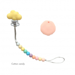 Teether Joy Cotton Candy (Peach Macaron)
