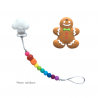 Teether Joy Neon Rainbow (Ginger Bread Man)