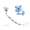 Teether Joy Pearly Love (Blue Fancy Unicorn)