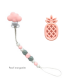 Teether Joy Pearl Morganite (Pink Pineapple)