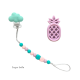 Teether Joy Sugar Belle (Lilac Pineapple)