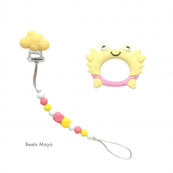 Teether Joy Beets Mayo (Yellow Crab)