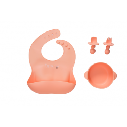 Teether Joy Baby Feeding Set (Peach)