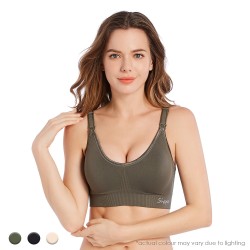 Shapee Luxe Nursing Bra (Olive)
