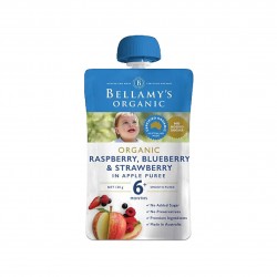 Bellamy's Organic Ready To Serve Pouch (Raspberry Blueberry Strawberry)