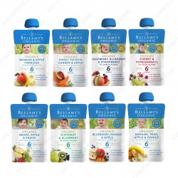 Bellamy's Organic Ready to Serve Pouch (120g x 4) [Super Combo]