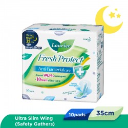 Laurier Fresh Protect Gather 35cm (10s)