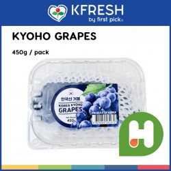 KFresh Korean Kyoho Grapes 450g/pack (Sold per Pack)