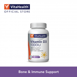 VitaHealth Vitamin D3 1000IU 30's (Expiry : 3/2023)
