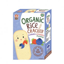 Apple Monkey Organic Rice Cracker (Blueberry Strawberry)