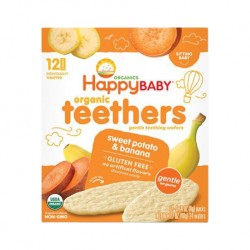 HappyBaby Organic Teethers Sweet Potato & Banana