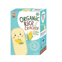 Apple Monkey Organic Rice Cracker (Corn)