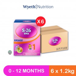 Wyeth S-26 SMA 1.2kg x 6