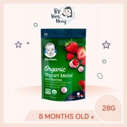 BB King Kong Gerber Organic Yogurt Melts Red Berries 28G Pouch