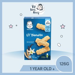 BB King Kong Gerber Snack Lil' Biscuits 126g Box