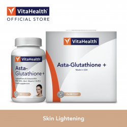 VitaHealth Asta-Glutathione Plus 2x30's (For Skin Whitening) (Expiry : 04/2023)