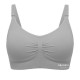 Akarana Baby Maternity Seamless Solid Maternity & Nursing Bra Free 1pc Extender (Grey)