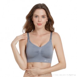 Shapee Classic Nursing Bra (Dusty Blue)