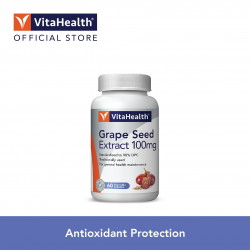 VitaHealth Grape Seed Extract 100mg 60's (Expiry : 2/2024)