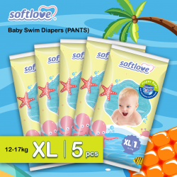 Softlove | Swimming Baby Diapers | Pants (XL size) - 5 piece
