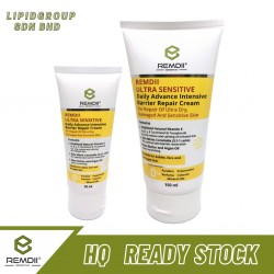 Remdii Ultra Sensitive Intensive Barrier Repair Cream for Sensitive Skin, Eczema, Dry Skin, Psoriasis, Bab