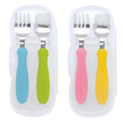 Edisonmama Fork & Spoon Kids (With Case)