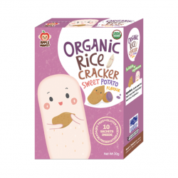 Apple Monkey Organic Rice Cracker - Sweet Potato Flavour