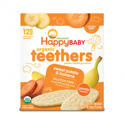 Happy Baby Organic Teethers - Banana and Sweet Potato