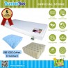  Bumble Bee Latex Baby Mattress 28x52x3" with Fitted Crib Sheet 