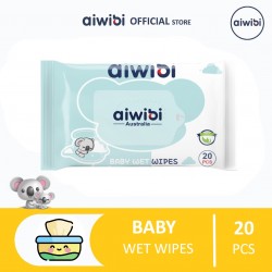 Aiwibi Tea Tree Oil Wet Wipes 20pcs | Gentle & Refreshing