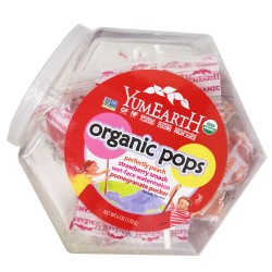 Yum Earth Organic Lollipops Personal Bin (6 oz or 170g)