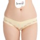 V-Shaped Low Waist Maternity Hygiene Panties (Yellow)