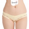 V-Shaped Low Waist Maternity Hygiene Panties (Yellow)