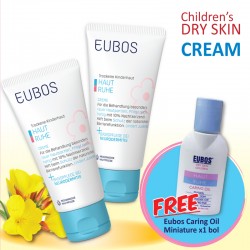 Eubos Haut Ruhe Cream 50ml x 2 FREE Caring Oil Miniature